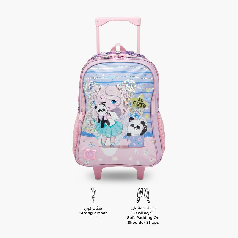 sami_studio 3-Piece School Trolley Bag Set for Girls - Image 5